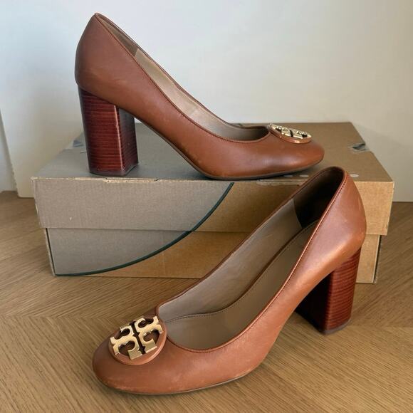 Tory Burch ‘Royal Tan’ Women Benton Heels - SZ 8 - Picture 2 of 15